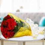 Lovingly Yours A bunch of 10 Red Roses