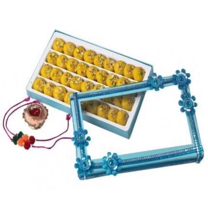 Kesari Mawa Peda with Free Rakhi Gift