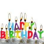 Happy Birthday Toothpick Candle