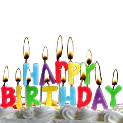 Happy Birthday Toothpick Candle