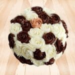 Flowery Choco-Vanilla Cake 0.5 kg