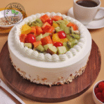 Premium Fresh Fruit Vanilla Cake 1 kg