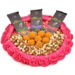 Floral Tray of Mixed Delectables