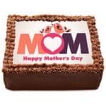 Chocolate Photo Cake for Mom