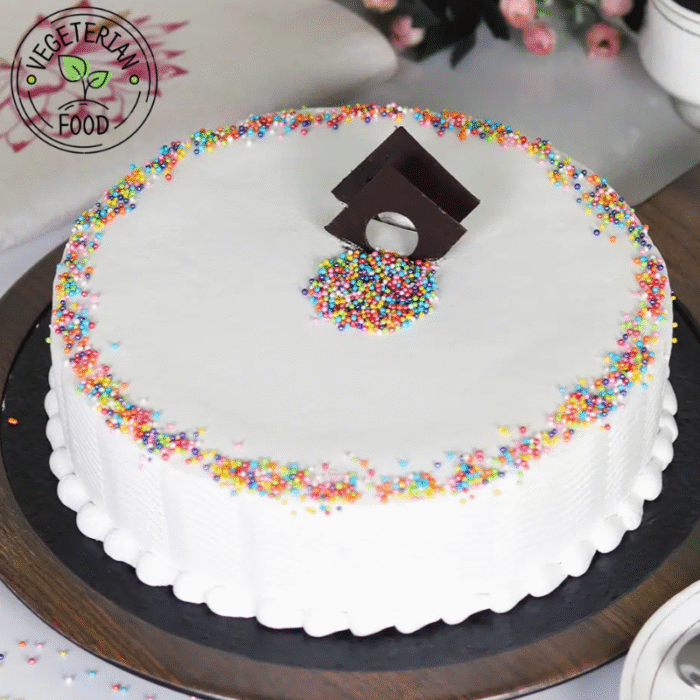 Vanilla Round Cake - Image 1