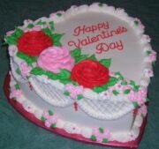 Valentine Heart Shape Cake