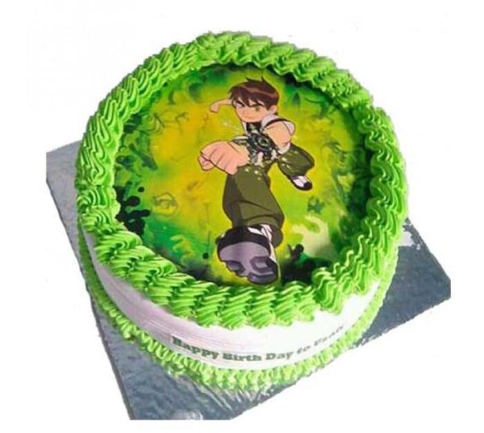 Ben10 Photo Cake 1 Kg - Image 1