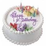 Awesome Happy Birthday Cake 0.5 KG