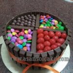 KitKat Gems Cake