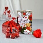 Card, Flower and Chocolates Combo