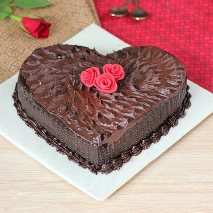Heart Shape Chocolicious Cake 1Kg