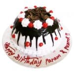 1KG GERMAN BLACKFOREST CAKE (EGGLESS 100% PURE VEG)