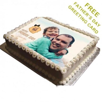 Father's Day Special Photo Cake