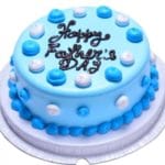 Father's Day Blue Pineapple Cake