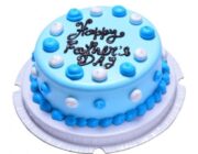 Father's Day Blue Pineapple Cake