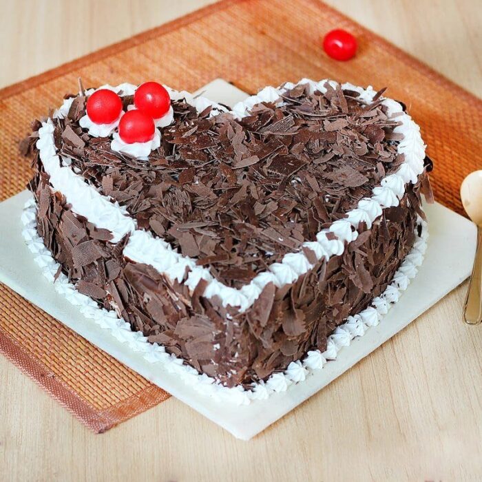 Heart-Touching Black Forest Cake 1Kg - Image 1