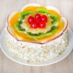 Fresh Cream Fruit Cake 1 Kg