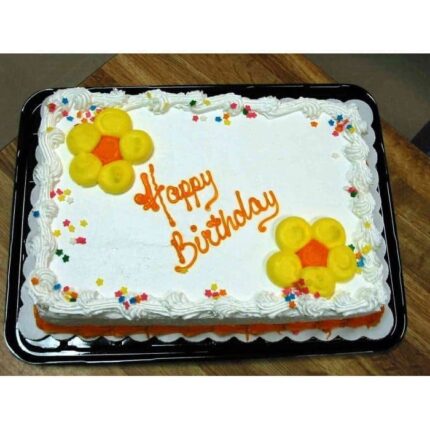Vanilla Birthday Cake 2 Kg