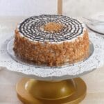 Fantastic Round Butterscotch Cake 1 kg