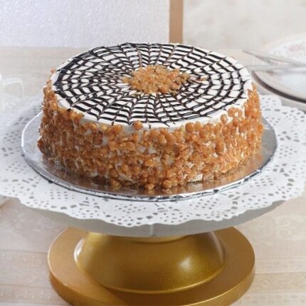 Fantastic Round Butterscotch Cake 1 kg