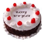 Blackforest New Year Cake