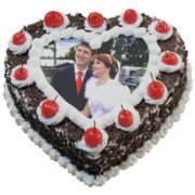 Heart Photo Cake in Kolkata