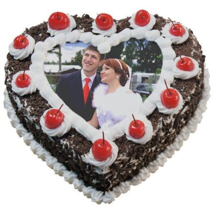 Heart Photo Cake in Kolkata