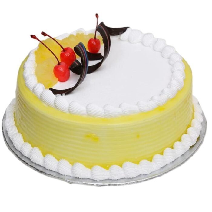 Pineapple Cherry Cake 0.5 kg - Image 1