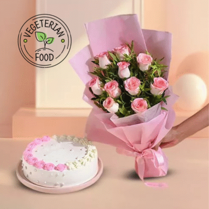 Flower And Cake Hamper