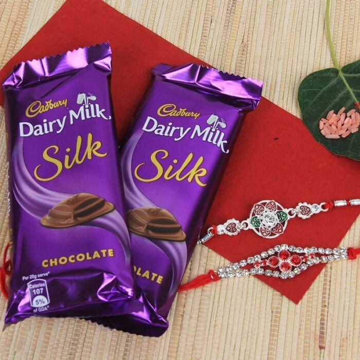 Set Of 2 Chocolate Rakhi Combo - Image 1