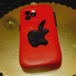 Red I Phone Cake in Kolkata