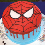 Spider Man Drip Cake