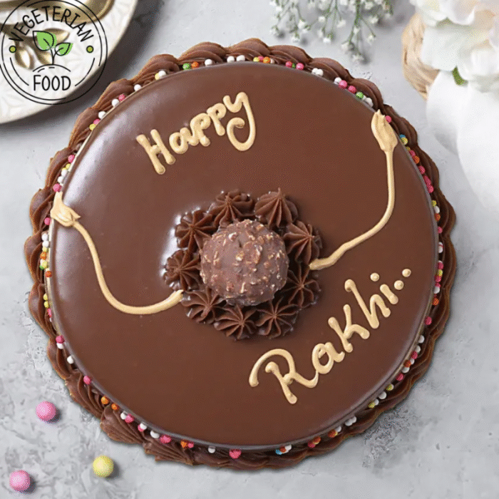 Truffle 1 Rakhi Cake - Image 1