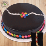 Truffle Gems Cake With Rakhi
